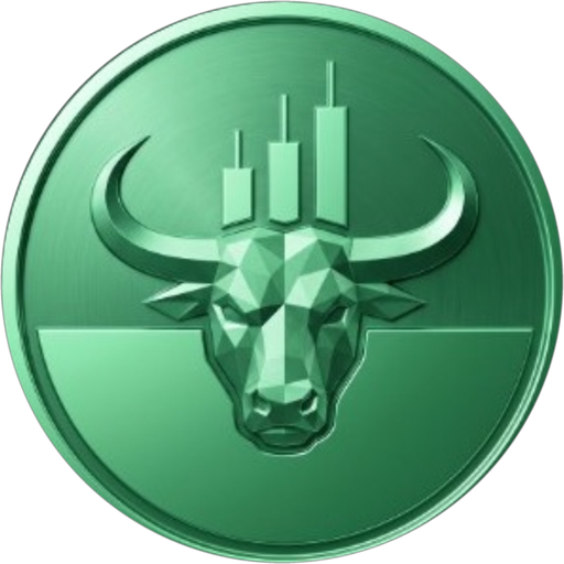 The $STREET coin: a bull over three rising candles